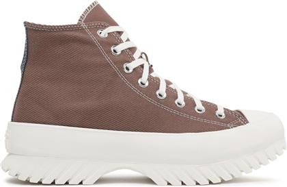 SNEAKERS CHUCK TAYLOR ALL STAR LUGGED 2.0 HI A03808C ΚΑΦΕ CONVERSE