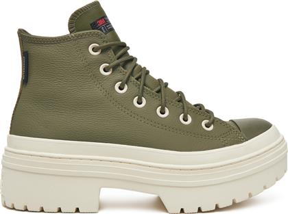 SNEAKERS CHUCK TAYLOR ALL STAR LUGGED HEEL PLATFORM WATERPROOF A11163C 306 ΠΡΑΣΙΝΟ CONVERSE