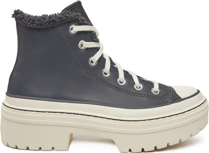 SNEAKERS CHUCK TAYLOR ALL STAR LUGGED HEEL SHERPA A10152C 094 ΣΚΟΥΡΟ ΜΠΛΕ CONVERSE