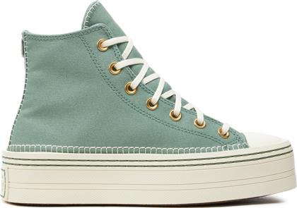 SNEAKERS CHUCK TAYLOR ALL STAR MODERN LIFT PLATFORM CRAFTED STITCHING A07547C ΠΡΑΣΙΝΟ CONVERSE από το EPAPOUTSIA