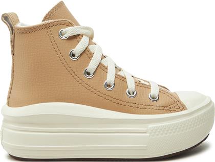 SNEAKERS CHUCK TAYLOR ALL STAR MOVE PLATFORM LEATHER A09262C ΜΠΕΖ CONVERSE