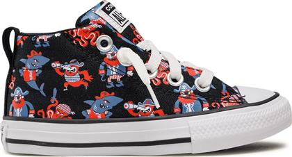 SNEAKERS CHUCK TAYLOR ALL STAR STREET MID 672732C ΜΑΥΡΟ CONVERSE από το EPAPOUTSIA