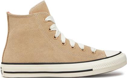 SNEAKERS CHUCK TAYLOR ALL STAR SUEDE HI A10416C ΚΑΦΕ CONVERSE