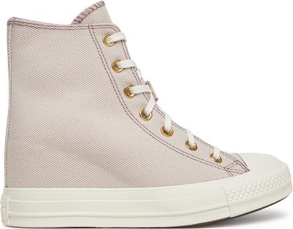 SNEAKERS CHUCK TAYLOR ALL STAR WEDGE PLATFORM GOLD A12763C ΡΟΖ CONVERSE