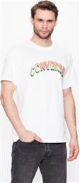 T-SHIRT CLOUD FILL 10024589-A03 ΛΕΥΚΟ REGULAR FIT CONVERSE