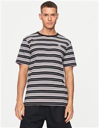 T-SHIRT M LOOSE FIT STRIPED TEE 10027159-A01 ΜΑΥΡΟ LOOSE FIT CONVERSE από το MODIVO