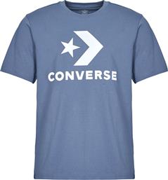 T-SHIRT ΜΕ ΚΟΝΤΑ ΜΑΝΙΚΙΑ GO-TO STAR CHEVRON LOGO CONVERSE