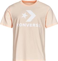 T-SHIRT ΜΕ ΚΟΝΤΑ ΜΑΝΙΚΙΑ GO-TO STAR CHEVRON LOGO CONVERSE