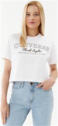 T-SHIRT RETRO CHUCK CROPPED TEE 10025897-A01 ΛΕΥΚΟ REGULAR FIT CONVERSE