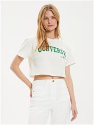 T-SHIRT W RETRO CHUCK CROPPED TEE 10027151-A03 ΕΚΡΟΥ REGULAR FIT CONVERSE