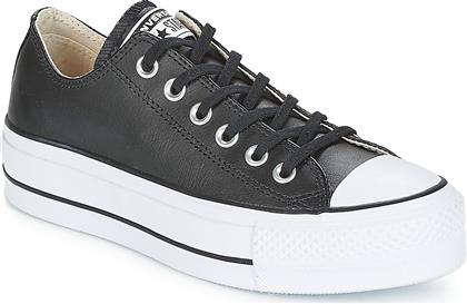 XΑΜΗΛΑ SNEAKERS CHUCK TAYLOR ALL STAR LIFT CLEAN OX LEATHER CONVERSE