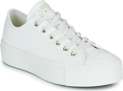 XΑΜΗΛΑ SNEAKERS CHUCK TAYLOR ALL STAR LIFT MONO WHITE OX CONVERSE
