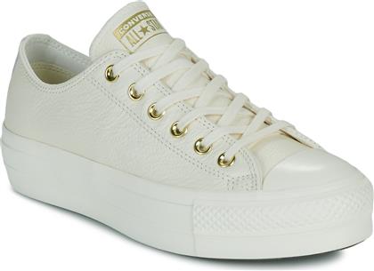 XΑΜΗΛΑ SNEAKERS CHUCK TAYLOR ALL STAR LIFT PLATFORM GOLD CONVERSE