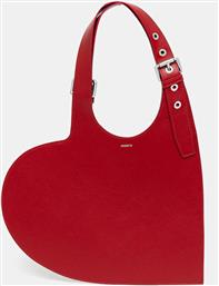 ΔΕΡΜΑΤΙΝΗ ΤΣΑΝΤΑ BELT HEART TOTE ΧΡΩΜΑ: ΚΟΚΚΙΝΟ, COPBA112F6012 COPERNI