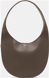 ΔΕΡΜΑΤΙΝΗ ΤΣΑΝΤΑ MEDIUM SOFT SWIPE ΧΡΩΜΑ: ΚΑΦΕ, COPBA109F6004 COPERNI