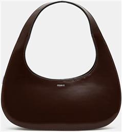 ΔΕΡΜΑΤΙΝΗ ΤΣΑΝΤΑ SLIM SWIPE BAGUETTE ΧΡΩΜΑ: ΚΑΦΕ, COPBA116F6045 COPERNI
