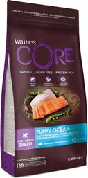 ΤΡΟΦΗ ΣΚΥΛΟΥ WELLNESS PUPPY SMALL-MEDIUM BREED OCEAN (1,5KG) CORE