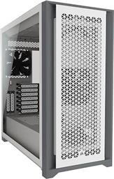 5000D AIRFLOW TEMPERED GLASS MID-TOWER ATX PC CASE — WHITE CORSAIR