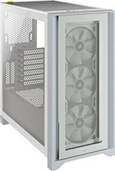 CASE 4000X ICUE RGB TEMPERED GLASS MID-TOWER ATX WHITE CORSAIR