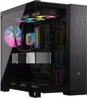 CASE 6500X DUAL CHAMBER TEMPERED GLASS MIDI-TOWER MICRO ATX BLACK/OBSIDIAN ALUMINUM CORSAIR