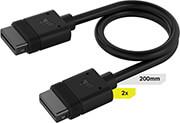 CL-9011120-WW ICUE LINK CABLES 2X200MM STRAIGHT/STRAIGHT BLACK CORSAIR