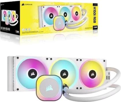 CPU FAN COOLER ICUE LINK H150I RGB LIQUID 360 MM - WHITE CORSAIR