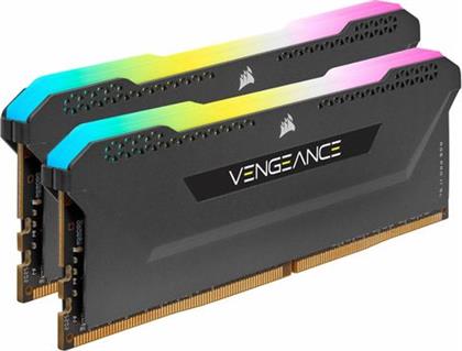 DDR4 3600 2 X 8GB C18 VENGEANCE RGB PBK ΜΝΗΜΗ RAM CORSAIR