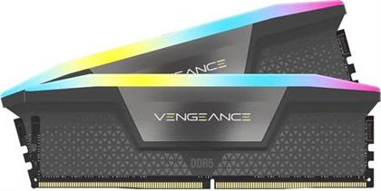 DDR5 5200 2 X 16GB C40 VENGEANCE RGB GREY ΜΝΗΜΗ RAM CORSAIR