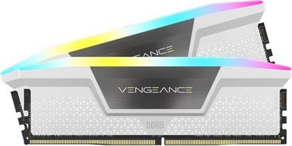 DDR5 5200 2 X 16GB C40 VENGEANCE RGB WHITE ΜΝΗΜΗ RAM CORSAIR από το ΚΩΤΣΟΒΟΛΟΣ