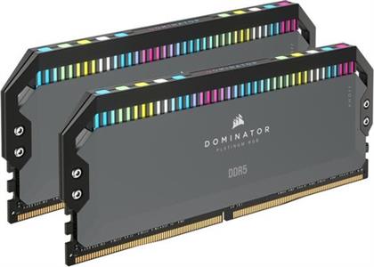DDR5 5600 2 X 16GB C36 DOMINATOR RGB GREY ΜΝΗΜΗ RAM CORSAIR