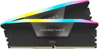 DDR5 5600 2 X 16GB C36 VENGEANCE RGB BLACK ΜΝΗΜΗ RAM CORSAIR από το ΚΩΤΣΟΒΟΛΟΣ