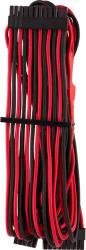 DIY CABLE PREMIUM INDIVIDUALLY SLEEVED ATX 24-PIN TYPE4 (GEN4) RED/BLACK CORSAIR