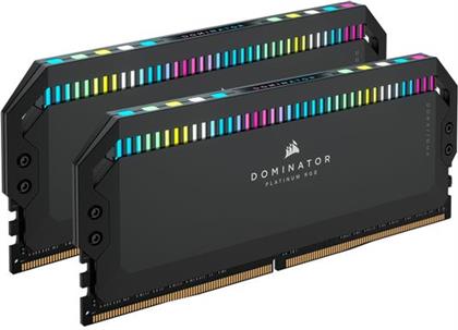 DOMINATOR PLATINUM RGB 32GB (2X16GB) DDR5 DRAM 5600MHZ C36 MEMORY KIT ΜΑΥΡΟ ΜΝΗΜΗ RAM CORSAIR