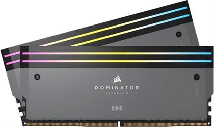 DOMINATOR TITANIUM DDR5 6000 2X32 C30 RGB ΜΝΗΜΗ RAM CORSAIR