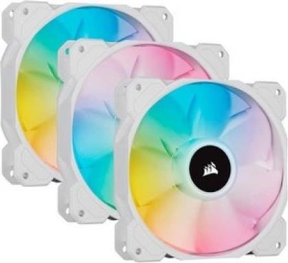 FAN PWM ICUE SP120 RGB ELITE TRIPLE PACK ΜΕ LIGHTING NODE CORE, 120MM, WHITE, CO-9050137-WW CORSAIR