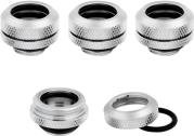 HYDRO X FITTING HARD XF STRAIGHT CHROME 4-PACK (14MM OD COMPRESSION) CORSAIR