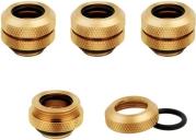 HYDRO X FITTING HARD XF STRAIGHT GOLD 4-PACK (12MM OD COMPRESSION) CORSAIR