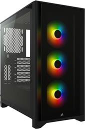ICUE 4000X RGB BLACK PC CASE CORSAIR από το ΚΩΤΣΟΒΟΛΟΣ