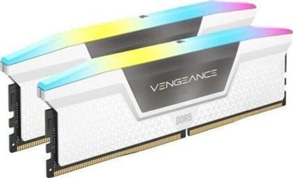 VENGEANCE RGB CMH64GX5M2B6000C30W DDR5 6000MHZ (2X32GB) CORSAIR