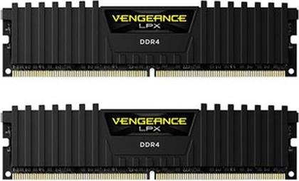 ΜΝΗΜΗ RAM VENGEANCE LPX CMK16GX4M2B3000C15 DDR4 16GB (2X8GB) 3000MHZ ΓΙΑ DESKTOP CORSAIR