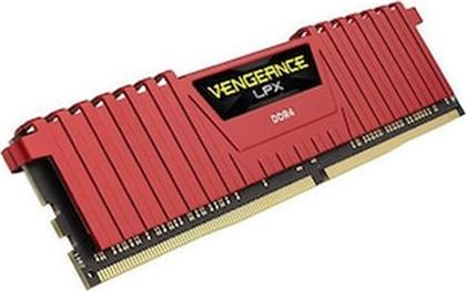 ΜΝΗΜΗ RAM VENGEANCE LPX RED CMK8GX4M1A2666C16R DDR4 8GB 2666MHZ DIMM ΓΙΑ DESKTOP CORSAIR από το PUBLIC