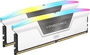 RAM CMH32GX5M2B5600C40W VENGEANCE RGB WHITE 32GB (2X16GB) DDR5 5600MT/S CL40 DUAL KIT CORSAIR