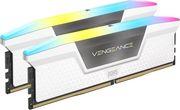 RAM VENGEANCE RGB WHITE 32GB (2X16GB) DDR5 6000MT/S CL30 INTEL XMP DUAL CMH32GX5M2B6000C30W CORSAIR