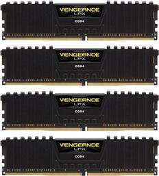 VENGEANCE LPX 16GB DDR4-2666MHZ C16 DIMM X4 (CMK64GX4M4A2666C16) ΜΝΗΜΗ RAM CORSAIR