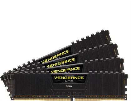 VENGEANCE LPX 32GB DDR4-2666MHZ C16 (CMK128GX4M4A2666C16) X4 ΜΝΗΜΗ RAM CORSAIR