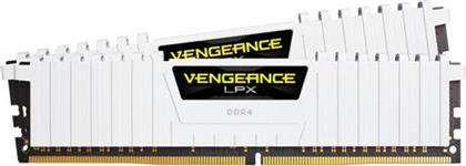VENGEANCE LPX 8GB DDR4-3200MHZ C16 (CMK16GX4M2B3200C16W) X2 ΜΝΗΜΗ RAM CORSAIR