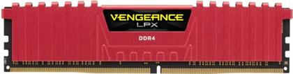 VENGEANCE LPX RED 8GB DDR4-2666MHZ C16 (CMK8GX4M1A2666C16R) ΜΝΗΜΗ RAM CORSAIR από το ΚΩΤΣΟΒΟΛΟΣ