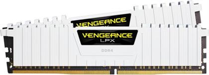 VENGEANCE LPX WHITE 8GB DDR4-3000MHZ C16 (CMK16GX4M2D3000C16W) X2 ΜΝΗΜΗ RAM CORSAIR