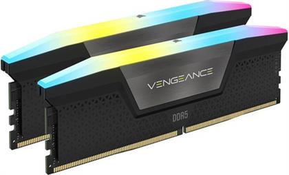 VENGEANCE RGB 32GB (2X16GB) DDR5 6000MHZ C36 ΜΝΗΜΗ RAM CORSAIR