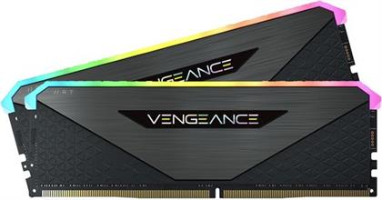 VENGEANCE RGB RT 64GB (2X32GB) DDR4 C18 3600MHZ BLACK ΜΝΗΜΗ RAM CORSAIR